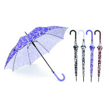 Sraight automatische Wasser-Kräuselungs-Entwurfs-Regenschirm (YS-SA23083924R)